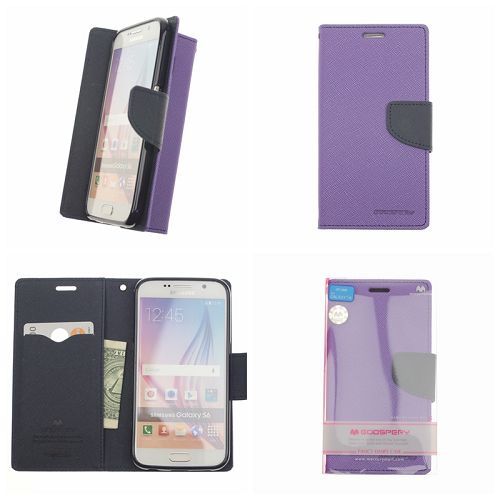 Samsung S6 Goospery Fancy Diary Case, Purple