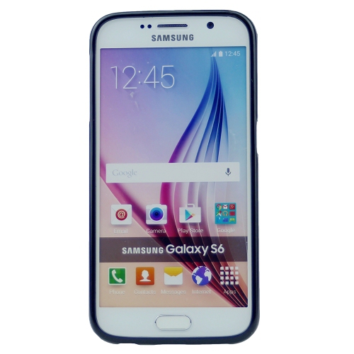 Samsung S6 Goospery iJelly Metal Case, Black