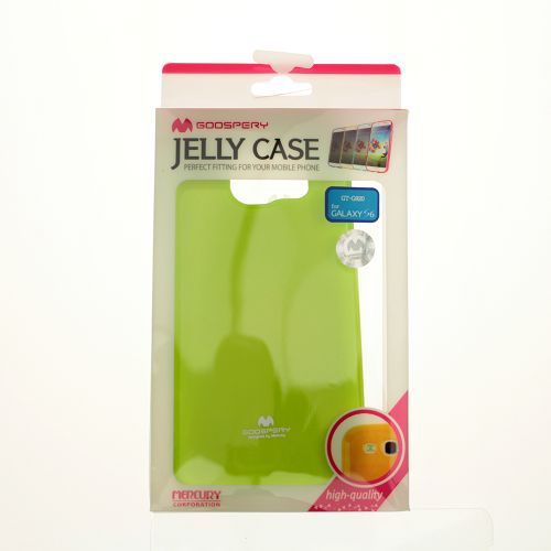 Samsung S6 Goospery Jelly Case, Green