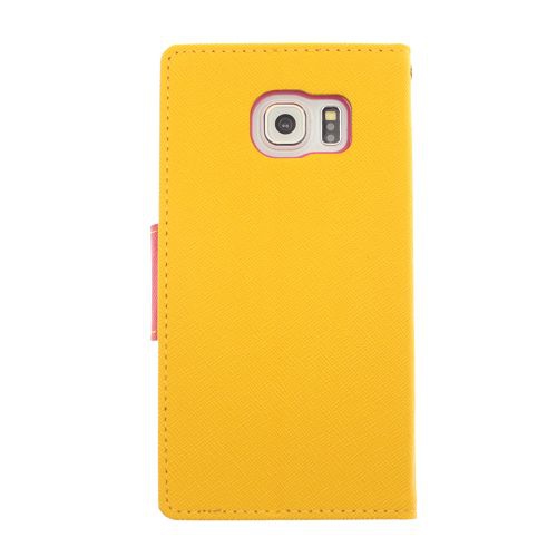 Samsung S6 Goospery Fancy Diary Case, Yellow