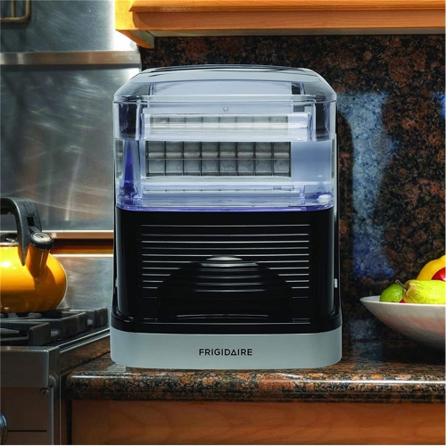 Frigidaire Large Capacity Compact Ice Maker - Silver