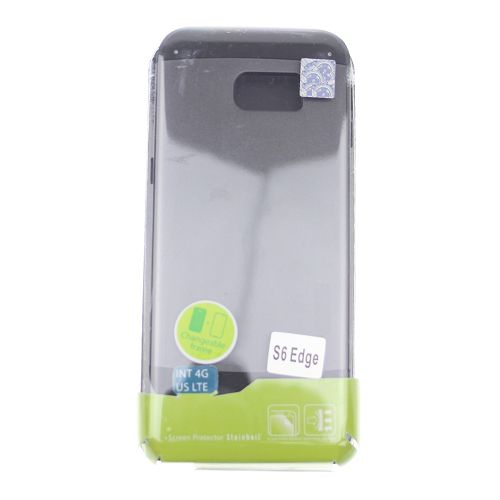 No Package Samsung S6 Edge Matt Dual Layer Armor Case, Black