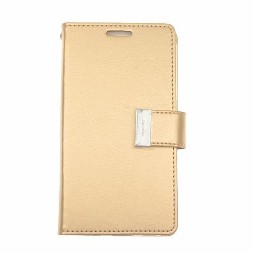 Samsung S6 Edge Goospery Rich Diary Case, Gold