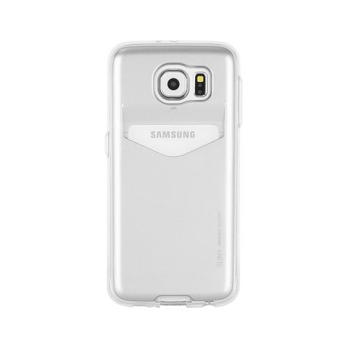 Samsung S6 Edge Goospery Slim Plus Card Pocket Case, Silver