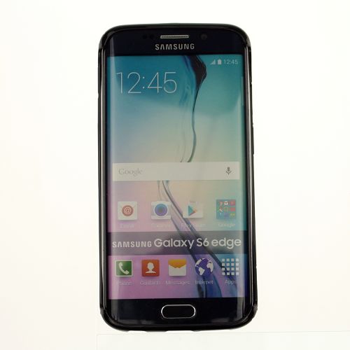 S Line TPU Case For Samsung S6 Edge, Black