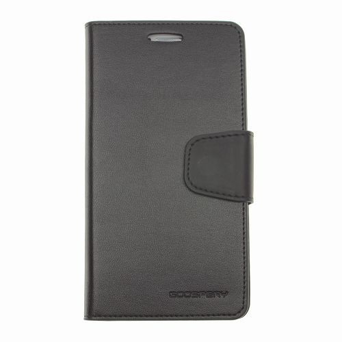 Samsung S6 Edge Plus Goospery Sonata Diary Case, Black