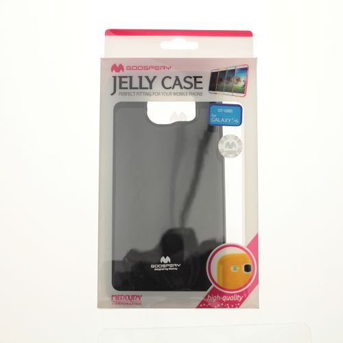 Samsung S6 Edge Plus Goospery Jelly Case, Black