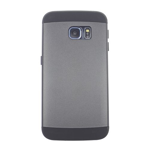 No Package Samsung S6 Edge Plus Matt Dual Layer Armor Case, Black