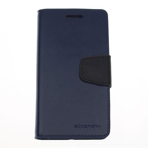 Samsung S6 Edge Plus Goospery Sonata Diary Case, Navy Blue