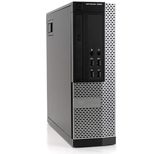 Refurbished - Dell OptiPlex 9020 SFF,Intel Quad Core i5 4590 up to 3.7G,12G,256G SSD,DVD,WiFi,BT,Win10 Home 64 Bit (EN/FR/ES)