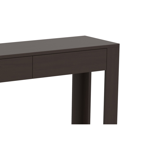Console Table/Accent Wall Table – 40" Long with 2 Drawers and 1 Shelf, Cappuccino Finish
