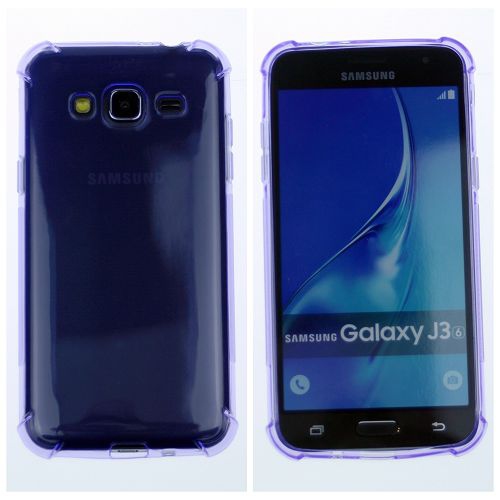 Étui souple pour coin supplémentaire pour Samsung J3 CC, violet