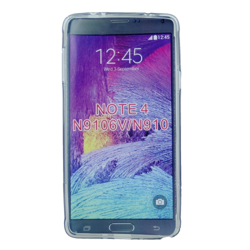 Samsung Note 4 S Line Design Soft Case, Gray