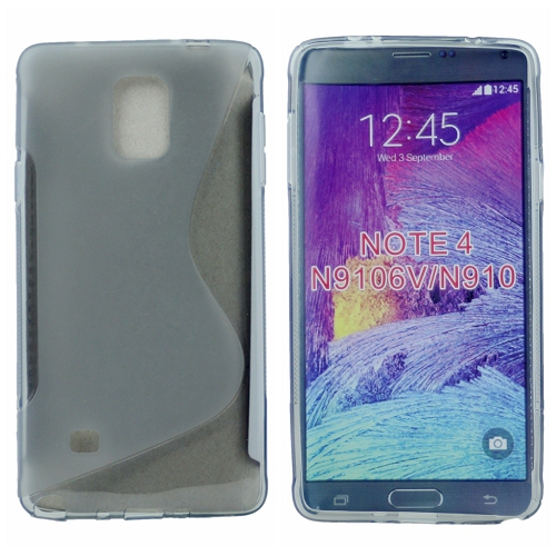 Samsung Note 4 S Line Design Soft Case, Gray