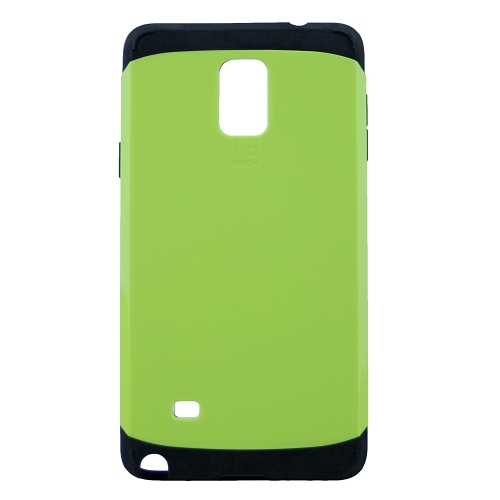 TopSave No Package! Vente finale! Coque rigide double couche PC + TPU pour Samsung Note 4, vert