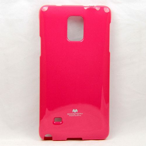 Samsung Note 4 Goospery Jelly Case, Hot Pink