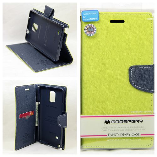 Samsung Note 4 Goospery Fancy Diary, Green