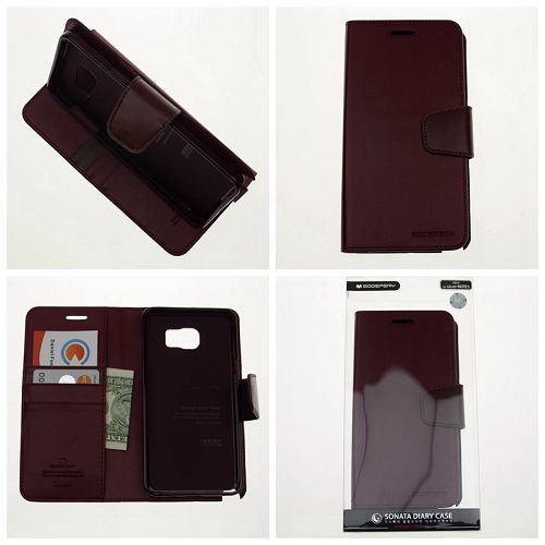 Samsung Note 5 Goospery Sonata Diary, Bourgogne