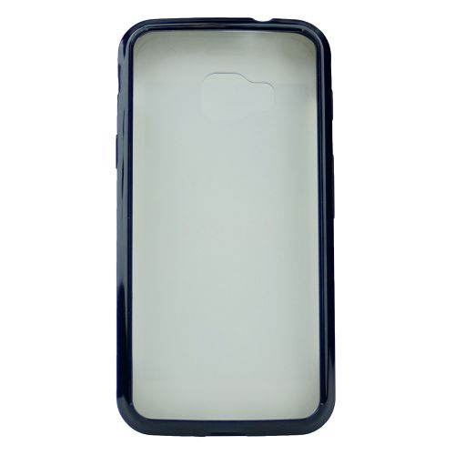 CC  Samsung Xcover 4 Transparent Hard Back W/black Bumper Case