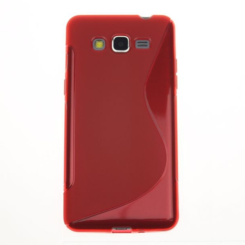 Samsung Grand Prime S Line Design Soft Case, Red