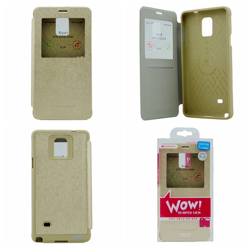 Samsung Note 4 Goospery WoW Bumper Flip, Or