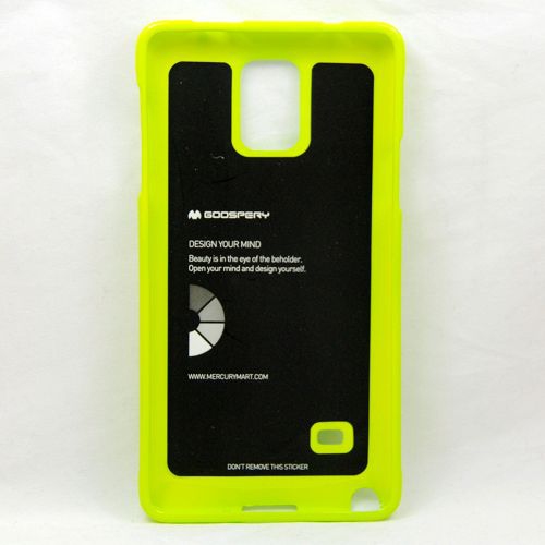 Samsung Note 4 Goospery Jelly Case, Vert