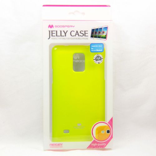 Samsung Note 4 Goospery Jelly Case, Vert