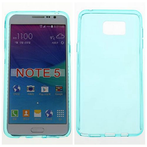 Samsung Note 5 Glossy Soft Case, Teal