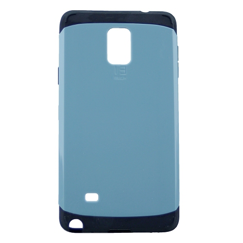 TopSave No Package! Final Sale! PC+TPU Combine Dual Layer Hard Case For Samsung Note 4, Blue02