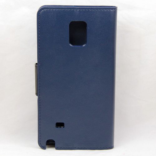 Samsung Note 4 Goospery Sonata Diary, bleu marine