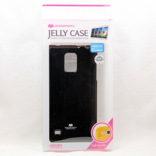 Samsung Note 4 Goospery Jelly Case, Noir