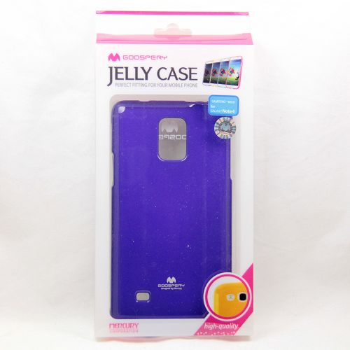 Samsung Note 4 Goospery Jelly Case, Violet