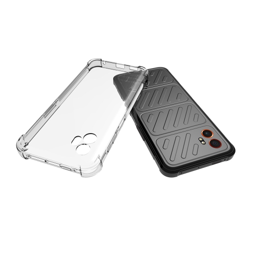 TopSave Extra Corner Bumper Soft Gel Rubber Jelly TPU Case For Samsung Galaxy XCover 7 Pro 6.6", Clear