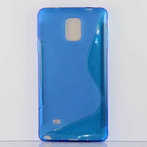 Étui souple pour Note 4 S Line Design de Samsung, bleu