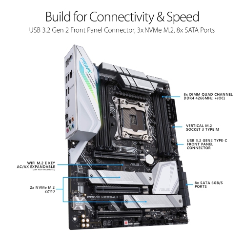ASUS Prime X299-A II ATX Motherboard
