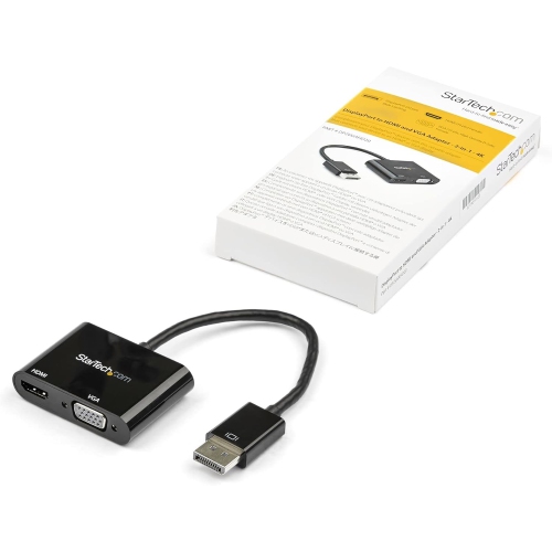 STARTECH ADAPTER - DISPLAYPORT TO HDMI VGA - 4K60