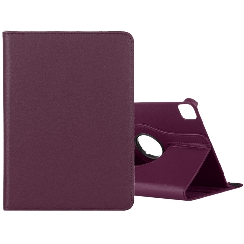 CC  Topsave 360 Rotating Pu Leather Tablet Case for Ipad Pro 13 Inch(M4) 2024 In Purple