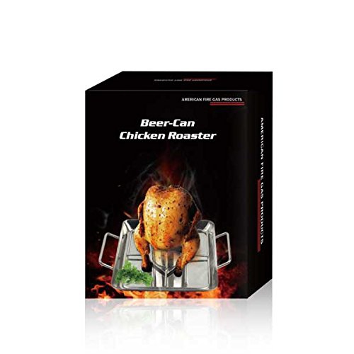 Grill Parts Zone Beer Can Chicken Includes Rack, Canister & Drip Pan