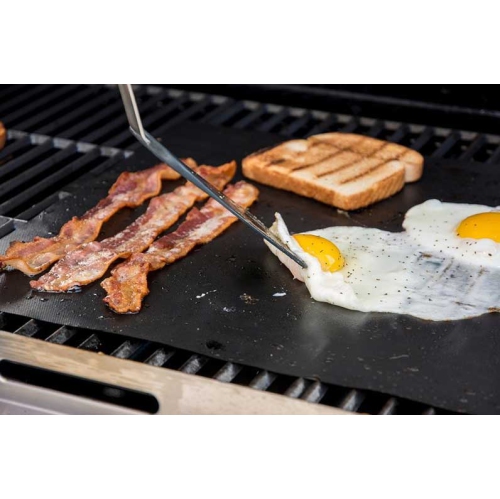 Grill Parts Zone Non-stick Surface, Reusable BBQ Grill Mat, Set of 3