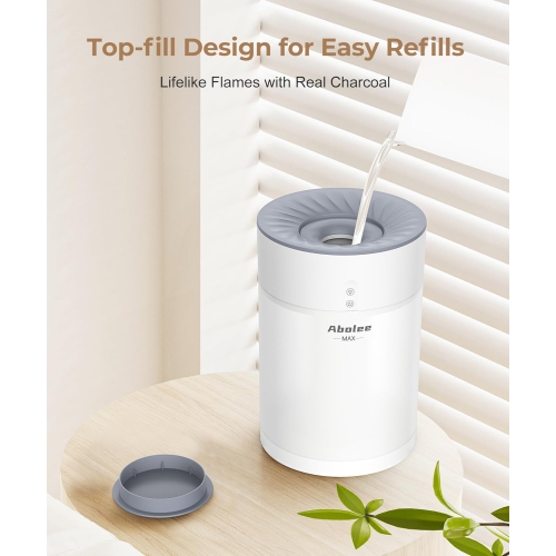 Humidificateur à vapeur froide à remplissage par le haut 4,5 L avec diffuseur d'huile essentielle, 45 heures de fonctionnement, ultrasonique