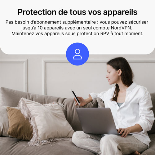 NordVPN Standard - 10 appareils - 1 ans - Téléchargement numérique