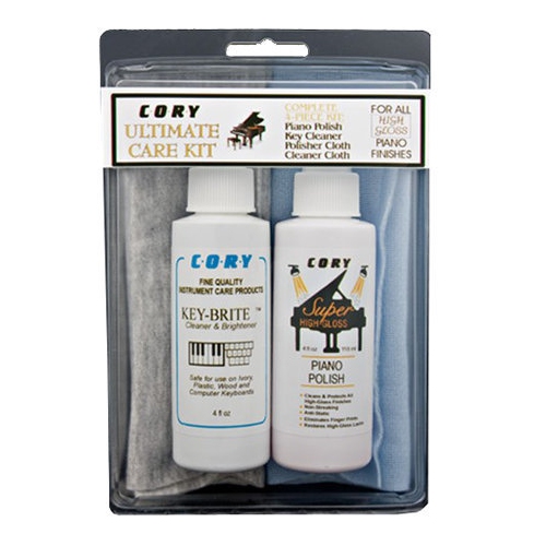 Trousse de soins ultime pour piano numérique Cory pour pianos en satin