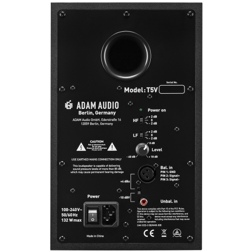 Moniteur de studio actif d'Adam T5&nbsp;V - simple