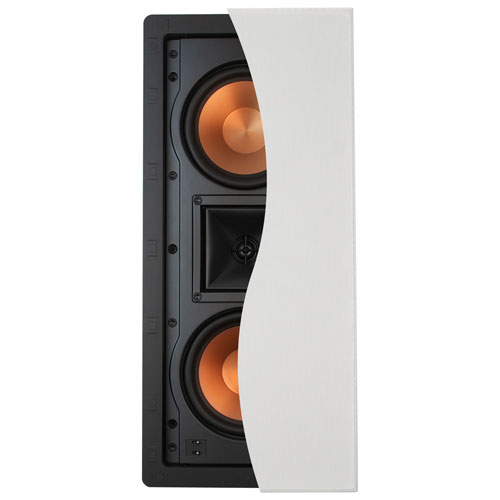 Haut-parleur encastrable/de plafond de 300 W de 5 po RS502WII de Klipsch - Unité - Blanc