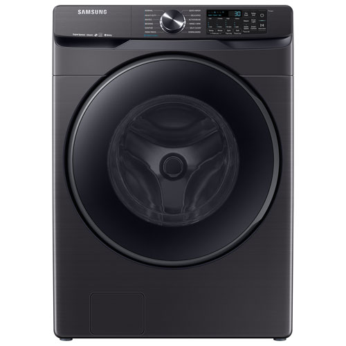 Samsung 5.8 Cu. Ft. Front Load Steam Washer - Black Stainless