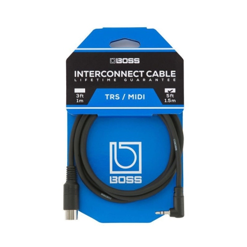 BOSS BMIDI-5-35 3.5mm TRS / 5-Pin MIDI Connecting Cable - 5ft