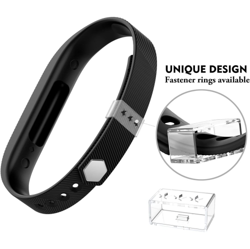 Fitbit Flex 2 Bands, Adjustable Fit Bit Flex 2 Accessories Silicon Replacement Wristbands w/ Fastener Clasp Fitness Strap for Original Fitbit Flex 2,