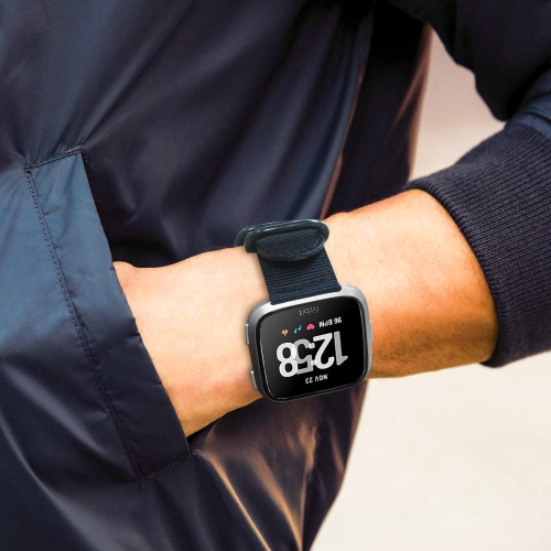 Fitbit Versa, Versa Lite, Versa 2, Versa SE Edition Bands, Soft Nylon Replacement Strap
