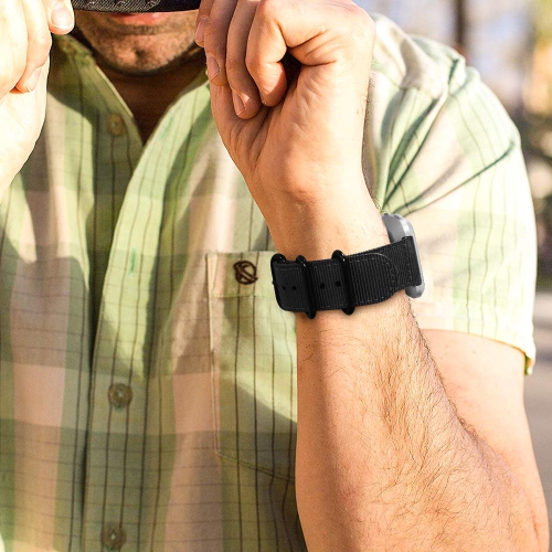 Fitbit Versa, Versa Lite, Versa 2, Versa SE Edition Bands, Soft Nylon Replacement Strap