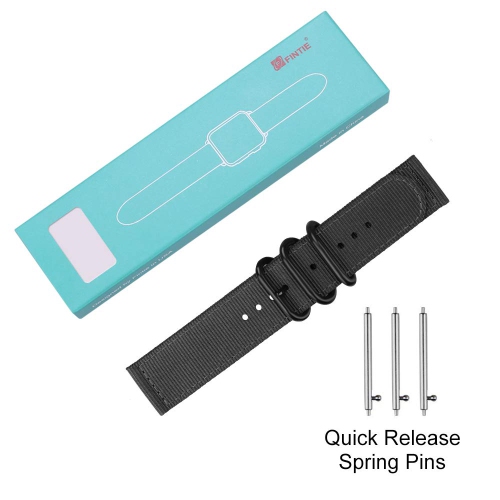 Fitbit Versa, Versa Lite, Versa 2, Versa SE Edition Bands, Soft Nylon Replacement Strap